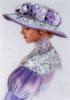 Схема вышивки «Цветочная шляпка»