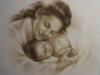 Схема вышивки «Материнская любовь»