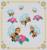 Схема вышивки «Пчёлки»