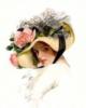 Схема вышивки «Шляпка с розами»