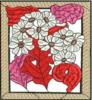Схема вышивки «Цветы и листья»