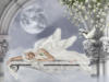 Схема вышивки «Мечтающий ангел»