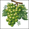 Схема вышивки «Виноградная гроздь»