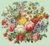 Схема вышивки «Жостовские цветы»