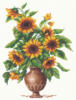 Схема вышивки «Солнечные цветы »
