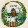 Схема вышивки «Зима»