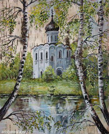 Схема вышивки Церковь Схема вышивки Церковь