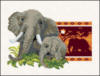Схема вышивки «Слоны»