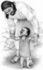 Схема вышивки «Иисус и ребёнок»