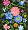 Схема вышивки «Подушка "Многоцветие"»