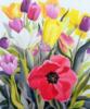 Схема вышивки «Разноцветие тюльпанов»
