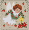 Схема вышивки «Рождественский ангел»