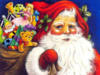 Схема вышивки «Санта с подарками»