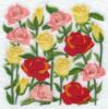 Схема вышивки «Розы, подушка»