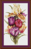 Схема вышивки «Ирис и тюльпаны»