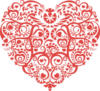 Схема вышивки «Сердце»