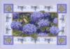 Схема вышивки «Цветы в орнаменте из стрекоз»