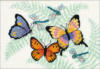Схема вышивки «Бабочки и стрекозы»