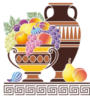 Греческая ваза с фруктами: оригинал