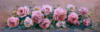 Схема вышивки «Розовые и белые розы»