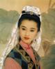 Схема вышивки «Портрет китаянки»