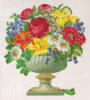 Схема вышивки «Цветы в вазоне»