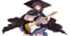 Схема вышивки «Аниме девушка с гитарой»