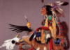 Схема вышивки «Из жизни индейцев»