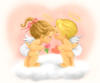 Схема вышивки «Поцелуй ангела...»