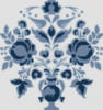 Схема вышивки «Ваза с цветами»