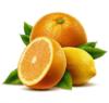 Схема вышивки «Апельсин + лимон»