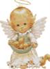 Схема вышивки «Ангелочек-малыш с утятами»