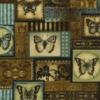 Схема вышивки «Бабочки-подушка»
