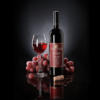 Схема вышивки «Натюрморт с виноградом и вином.»