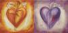 Схема вышивки «Два сердца»