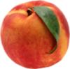 Схема вышивки «Большой спелый персик»
