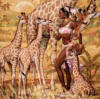 Схема вышивки «Африканская красавица...»