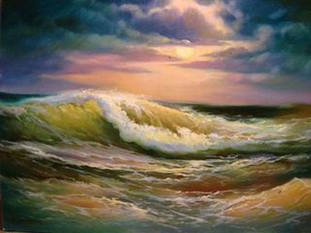 Схема вышивки Море Схема вышивки Море