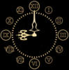 Схема вышивки «Часы»