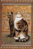 Схема вышивки «Египетские кошки»