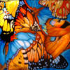 Схема вышивки «Крыло бабочки»