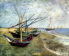 Схема вышивки «Лодки в Сен Мари 1888 Ван Гог»