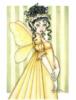 Схема вышивки «Эльфийка в желтом платье»