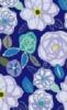 Схема вышивки «Blue Flowers Triptych - Center»