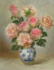 Схема вышивки «Розы в китайской вазе»
