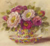 Схема вышивки «Розы в чашке...»