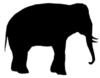 Схема вышивки «Elephant Silhouette»