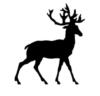 Схема вышивки «Deer Silhouette»