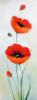 Схема вышивки «Joyful Poppies - Triptych Left»