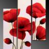 Схема вышивки «Joyful Poppies - Triptych»